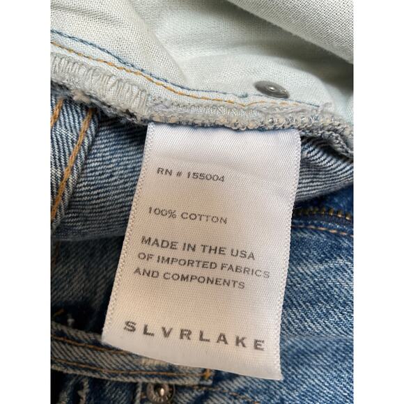 Slvrlake Charlotte High Rise Flare Leg Jeans Women's Size 24 - Picture 4 of 4